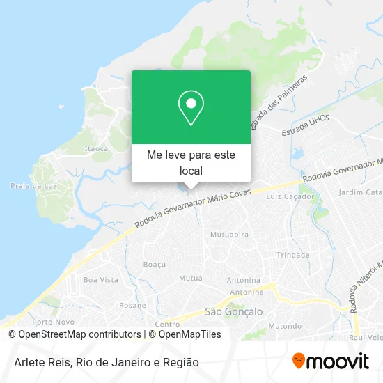 Arlete Reis mapa