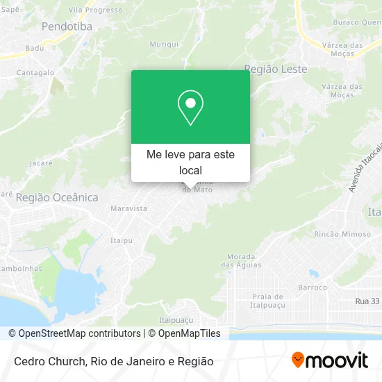 Cedro Church mapa