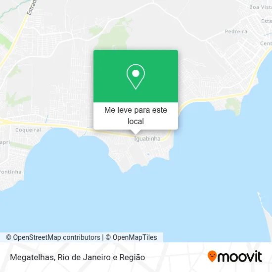 Megatelhas mapa