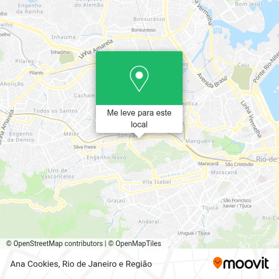 Ana Cookies mapa
