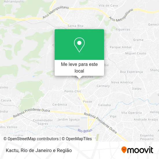 Kactu mapa