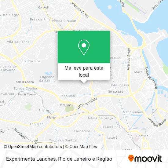 Experimenta Lanches mapa