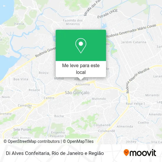 Di Alves Confeitaria mapa