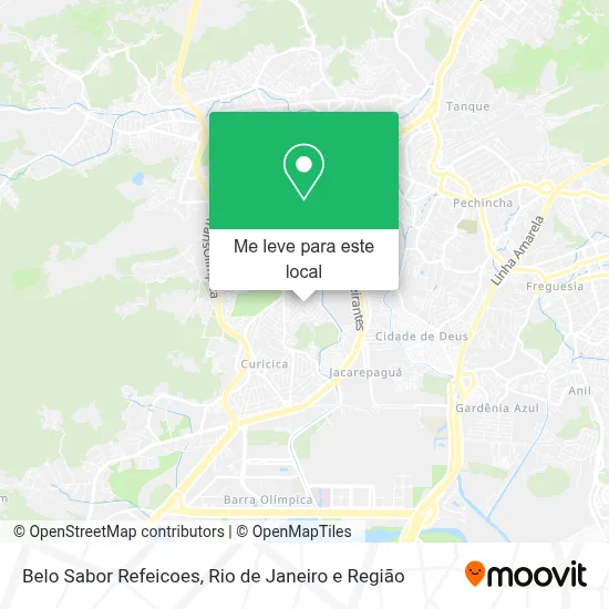 Belo Sabor Refeicoes mapa