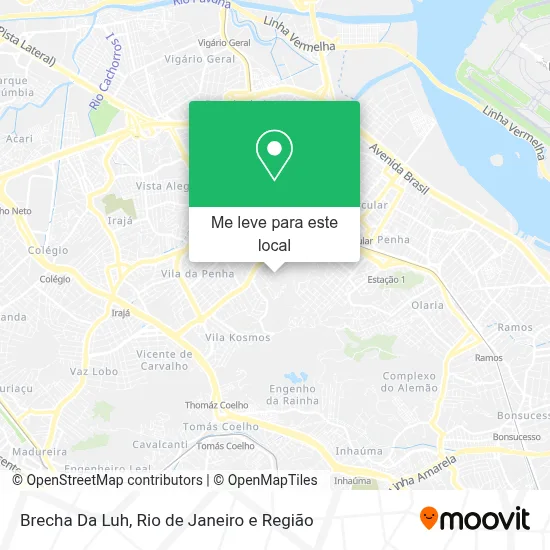 Brecha Da Luh mapa