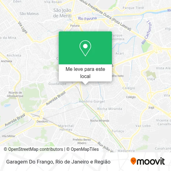 Garagem Do Frango mapa