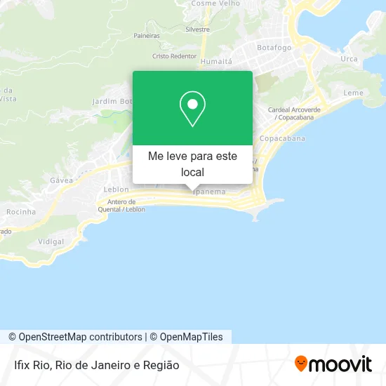 Ifix Rio mapa