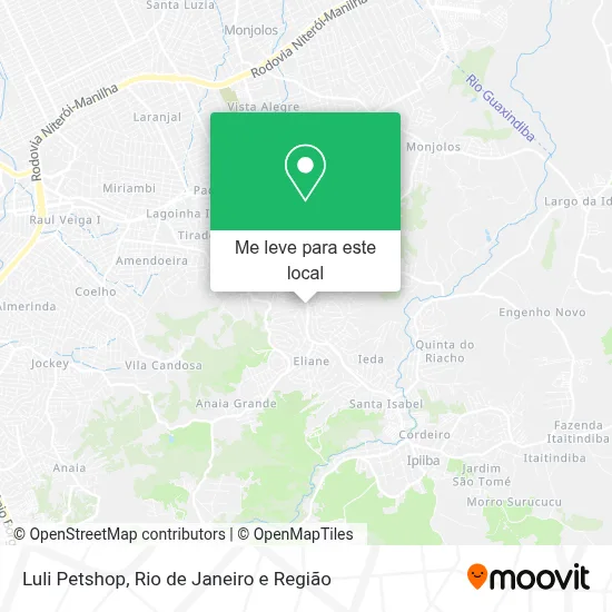 Luli Petshop mapa