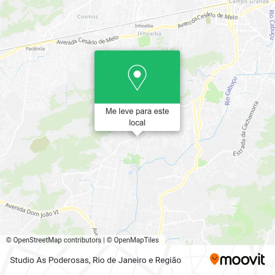 Studio As Poderosas mapa