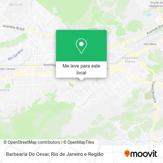 Barbearia Do Cesar mapa