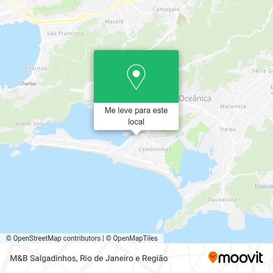M&B Salgadinhos mapa