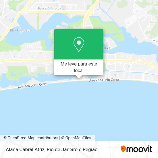 Alana Cabral Atriz mapa