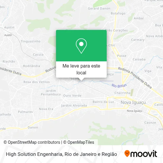 High Solution Engenharia mapa