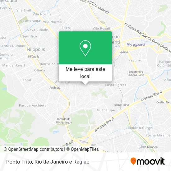 Ponto Frito mapa