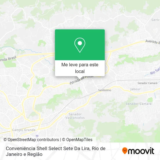 Conveniência Shell Select Sete Da Lira mapa