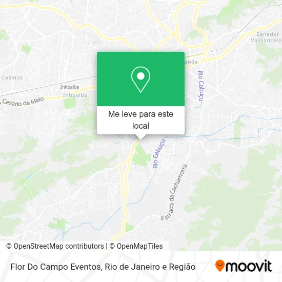 Flor Do Campo Eventos mapa