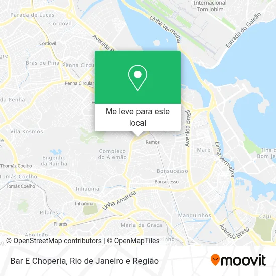Bar E Choperia mapa