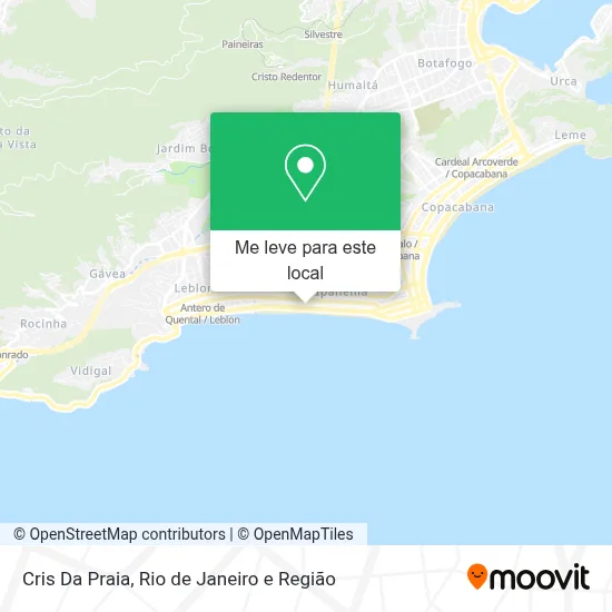 Cris Da Praia mapa