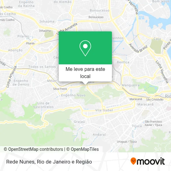 Rede Nunes mapa