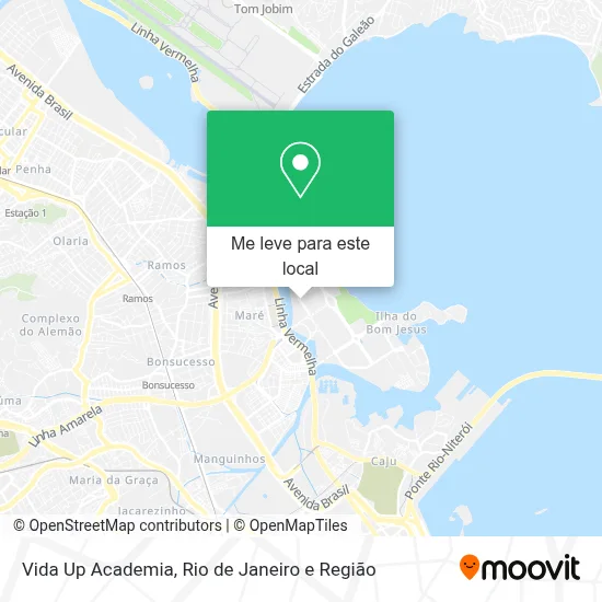 Vida Up Academia mapa