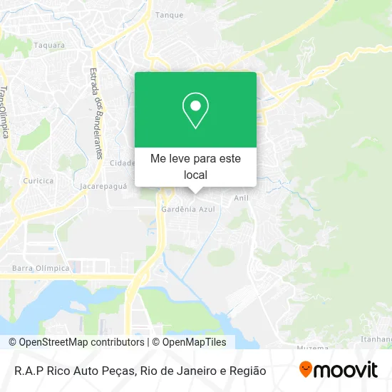 R.A.P Rico Auto Peças mapa