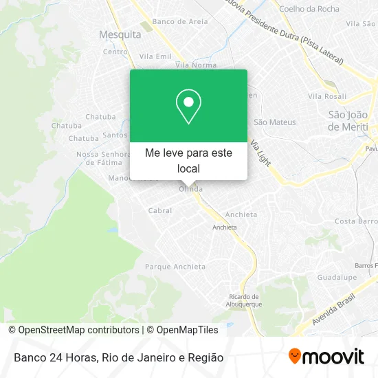 Banco 24 Horas mapa