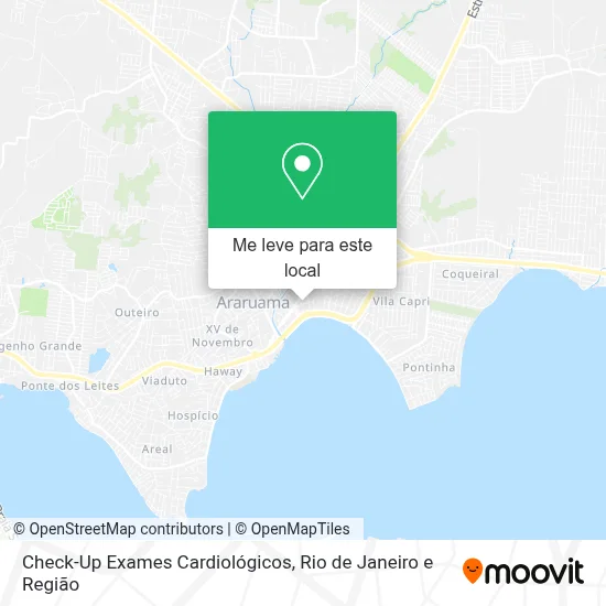Check-Up Exames Cardiológicos mapa