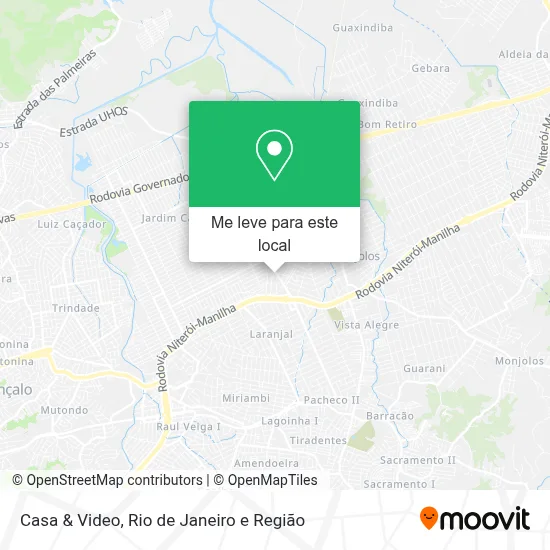 Casa & Video mapa