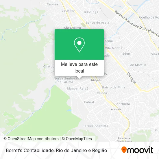Borret's Contabilidade mapa