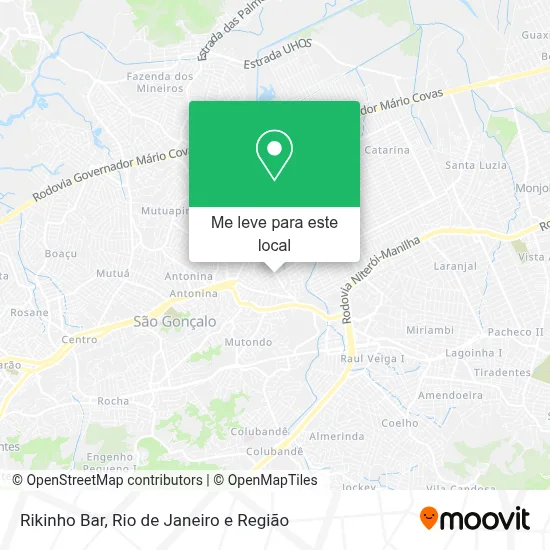 Rikinho Bar mapa