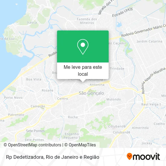 Rp Dedetizadora mapa