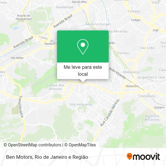 Ben Motors mapa