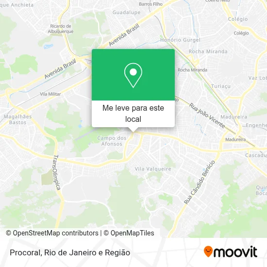 Procoral mapa
