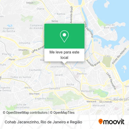 Cohab Jacarezinho mapa