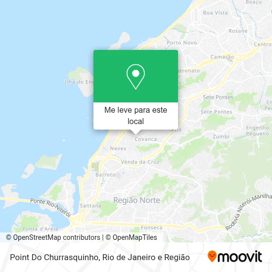 Point Do Churrasquinho mapa