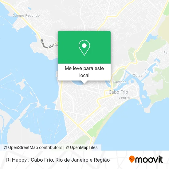 Ri Happy . Cabo Frio mapa