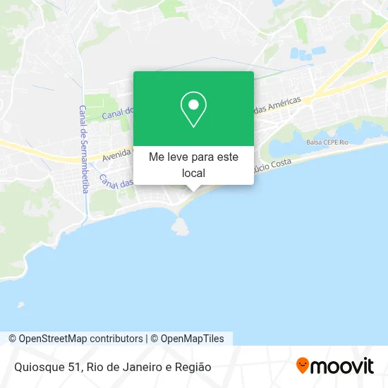 Quiosque 51 mapa