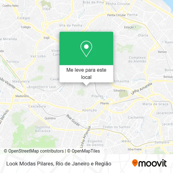 Look Modas Pilares mapa