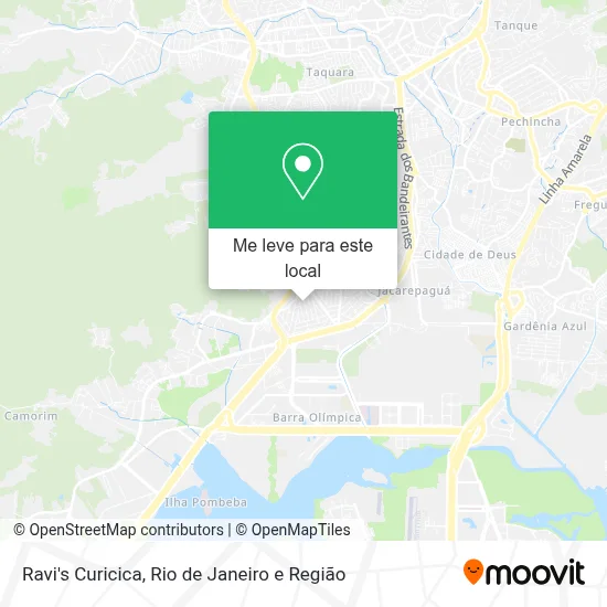 Ravi's Curicica mapa