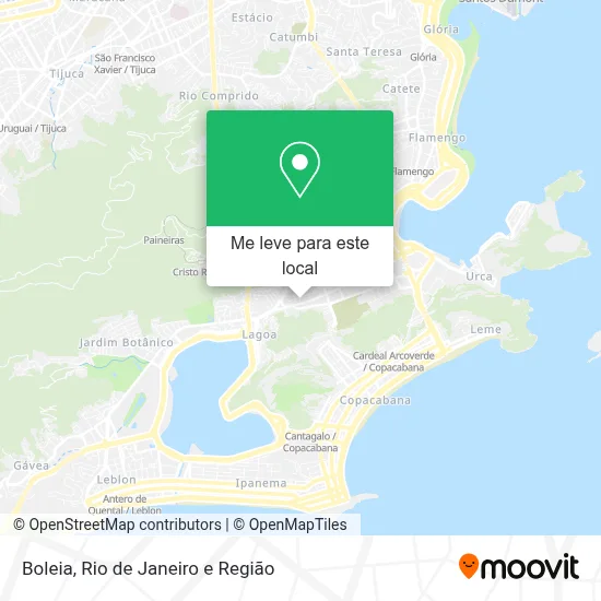 Boleia mapa