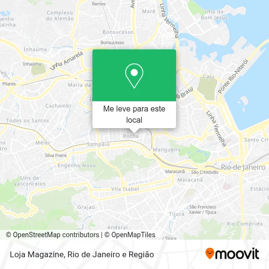 Loja Magazine mapa