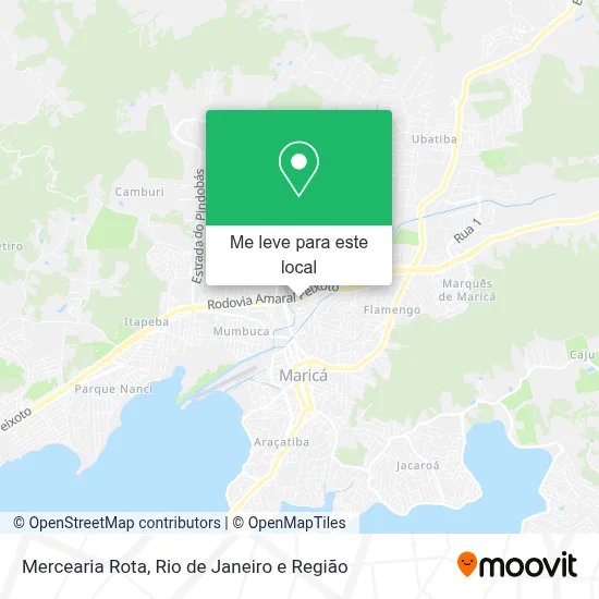 Mercearia Rota mapa