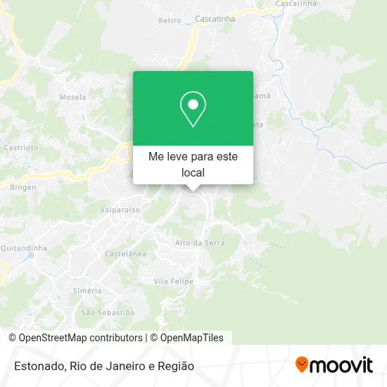 Estonado mapa