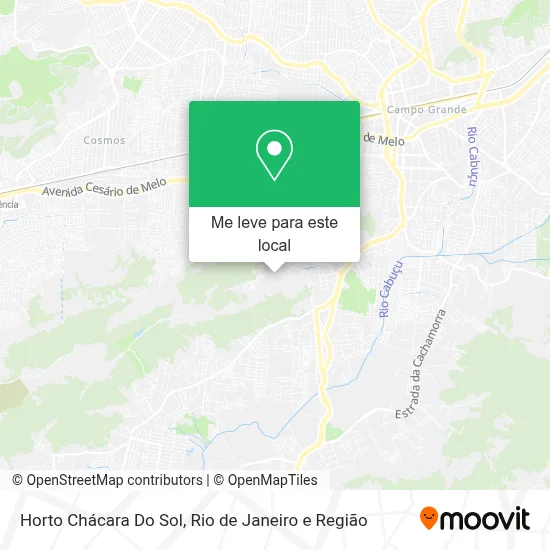Horto Chácara Do Sol mapa