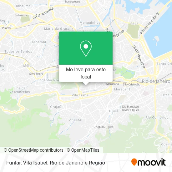 Funlar, Vila Isabel mapa