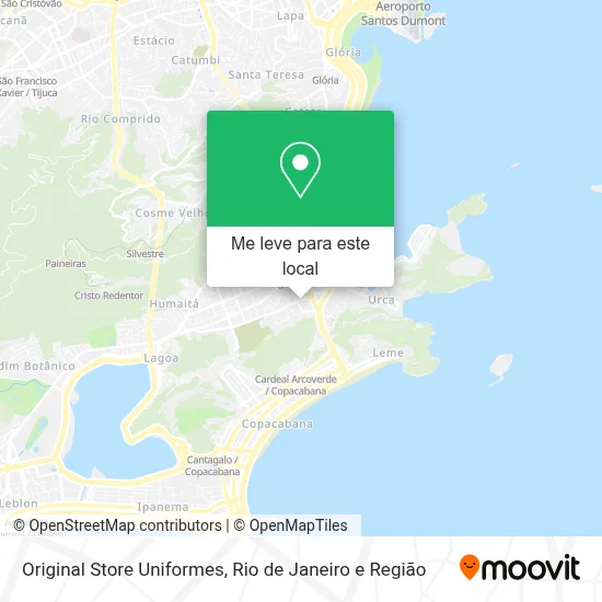 Original Store Uniformes mapa