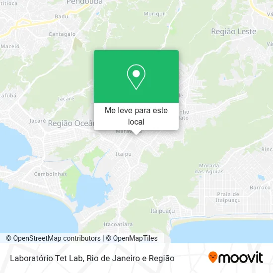 Laboratório Tet Lab mapa