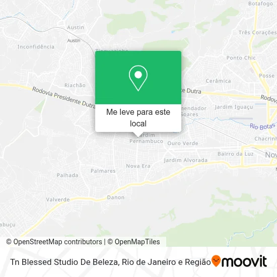 Tn Blessed Studio De Beleza mapa