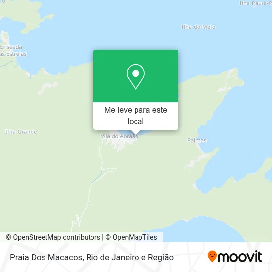 Praia Dos Macacos mapa