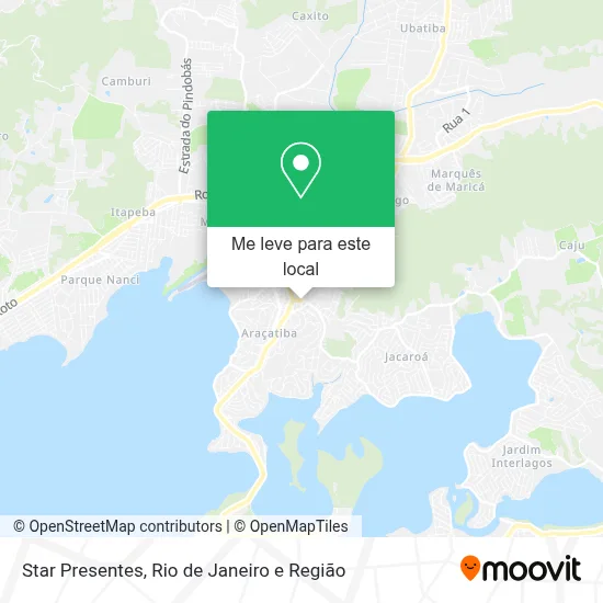 Star Presentes mapa